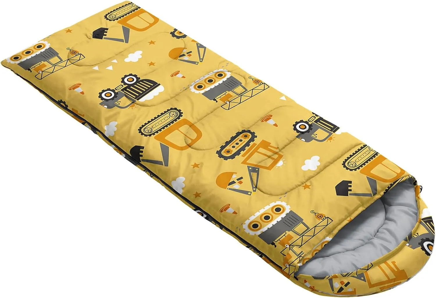 Kids Sleeping Bag for Boys Girls,Cute Puppy Print-Lightweight Warm Portable Outdoor Indoor-Waterproof Cold Weather Resistant Sleeping Bag for Camping Hiking