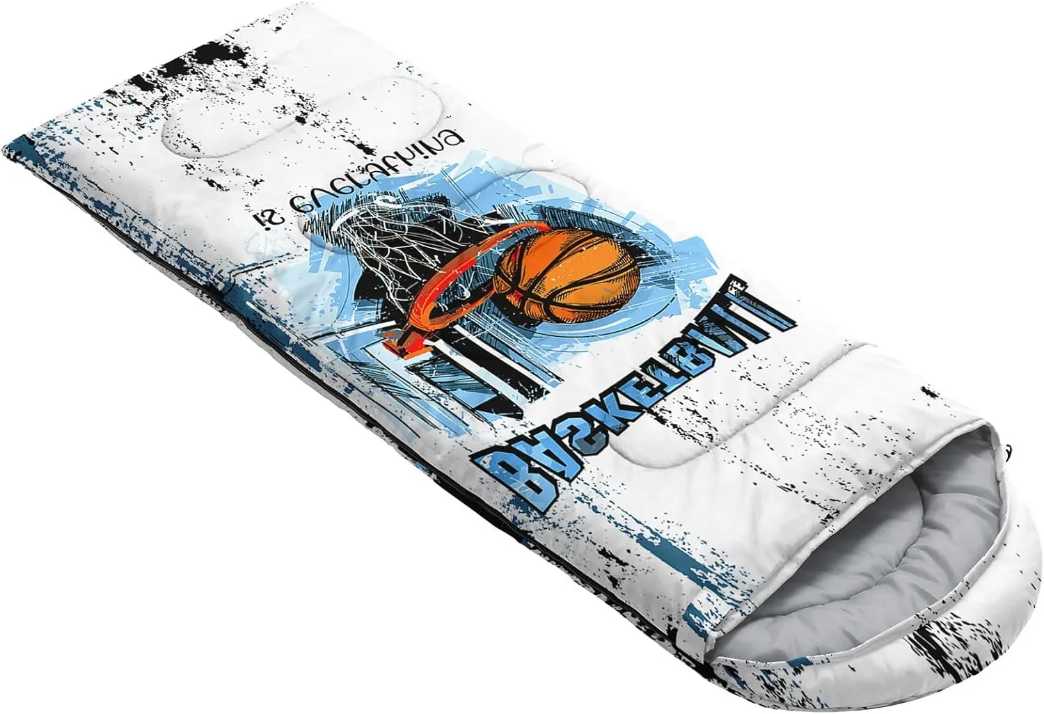 Kids Sleeping Bag for Boys Girls,Cute Puppy Print-Lightweight Warm Portable Outdoor Indoor-Waterproof Cold Weather Resistant Sleeping Bag for Camping Hiking