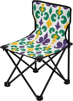 Kigai Folding Camping Chair Heavy Duty Chair Ultralight Compact Portable Beach Chair for Outdoor Camp, Hiking, Travel, Beach, Sporting Event and Picnic, Mardi Gras