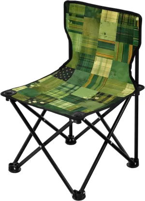 Kigai Folding Camping Chair Heavy Duty Chair Ultralight Compact Portable Beach Chair for Outdoor Camp, Hiking, Travel, Beach, Sporting Event and Picnic, St. Patrick's Day