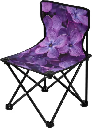 Kigai Folding Camping Chair Heavy Duty Chair Ultralight Compact Portable Beach Chair for Outdoor Camp, Hiking, Travel, Beach, Sporting Event and Picnic, Violets