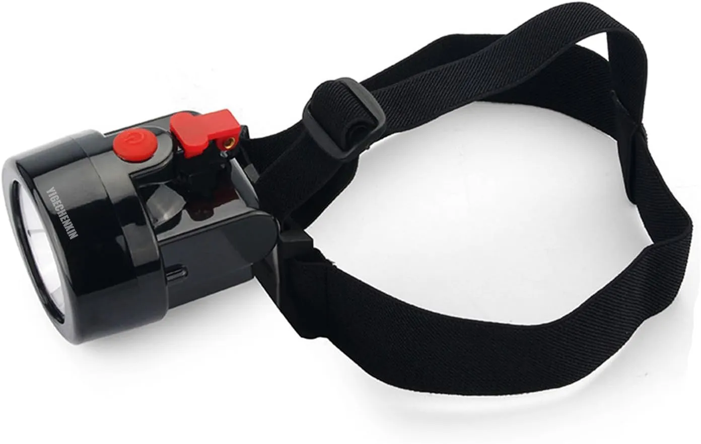 KL2.8LM high-Power Waterproof LED Mining Cap Lamp, Large Capacity Battery Head Mounted Underground Head Lamp Outdoor Flashlight Suitable for Fishing