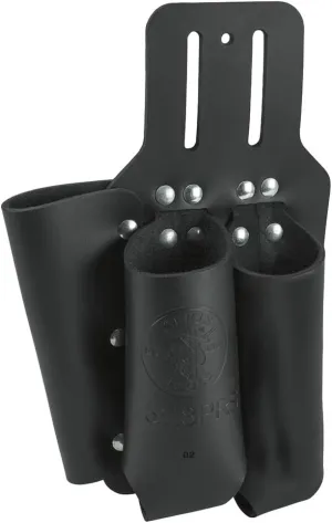 Klein Tools 5118PRS Tool Pouch, Multi Tool Holder with (3) Pockets for Pliers, Folding Rulers, Screwdrivers