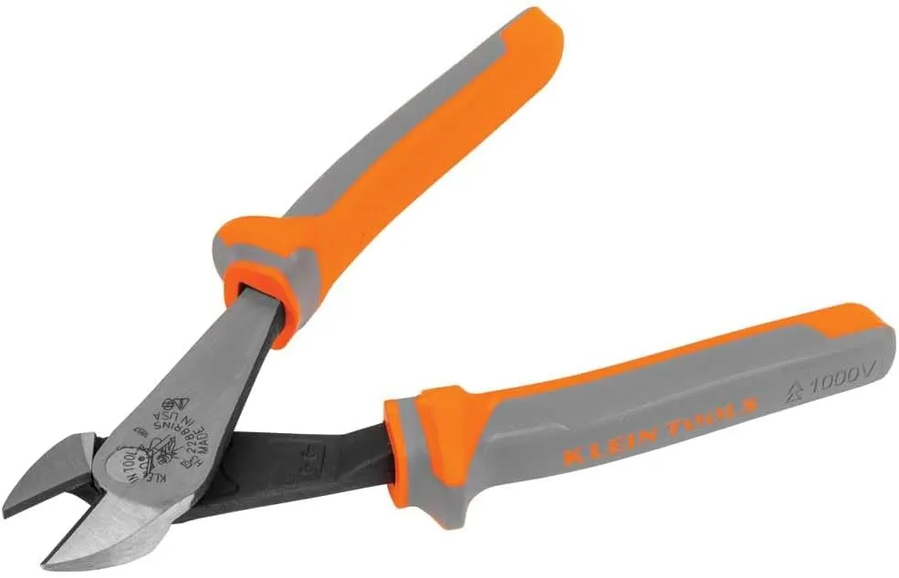 Klein Tools 9421R 1000V Insulated Plier Tool Set with 3 Pairs of Pliers, Cable Cutter, Wire Stripper, and 2 Screwdrivers, 7-Piece