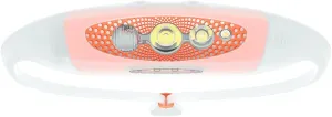 KNOG Bilby Run 400 Super Bright Headlamp - Lightweight, Zero-Bounce Headlamp for Running with Red Halo Effect, Multiple Light Modes, USB Rechargeable, 100m Beam, IP67 Waterproof, Coral