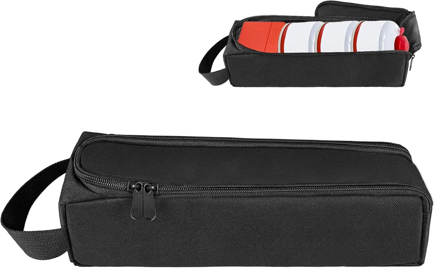 Kovshuiwe Isobutane Fuel Canister Storage Bag, Mini Gas Tank Protective bag, 600D Oxford Fabric Waterproof, Mini Tank Accessories, for Outdoor Camping, Cooking, Travel, Picnic