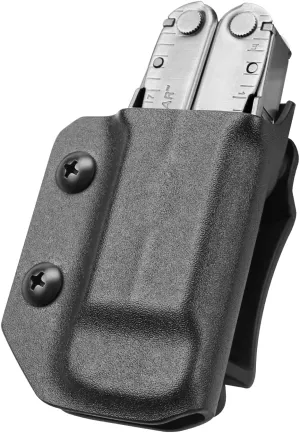 Kydex Multitool Sheath for LEATHERMAN WAVE & WAVE   PLUS/REBAR/SURGE HEAVY DUTY/SKELETOOL Multi Tool Pouch, Multi-tool not included, Kydex and Carbon Fiber Available