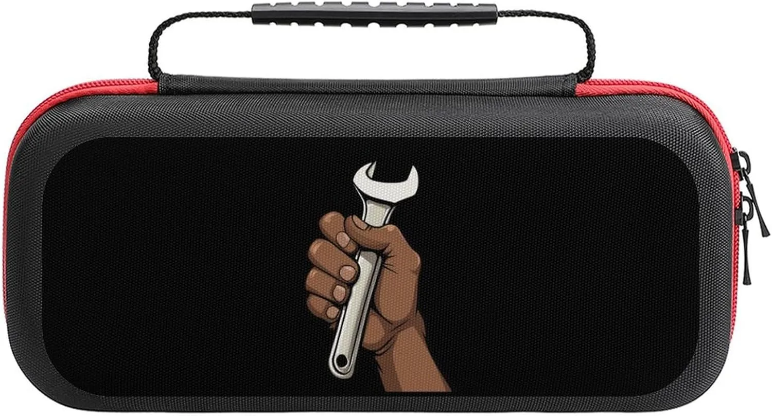 Labor Portable Protective Shell Compatible with Switch Case Hard Travel Tote Bag with 20 Game Cartridges