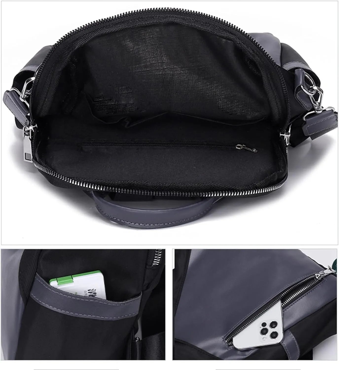 Ladies Fashion Pendant Casual Backpack Retro Solid Color Large Capacity Small Anime Backpack for Middle (One Size)