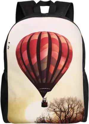 Laptop Backpack for Men Women Carry On Backpack Hot air balloon Backpack Lightweight Travel Bag Casual Daypack