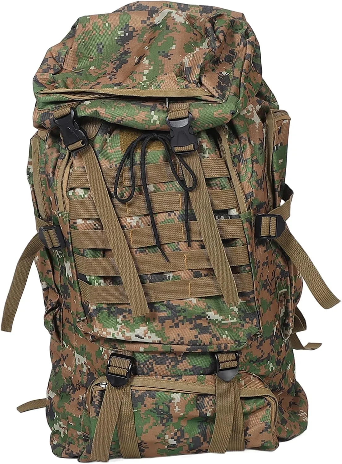 Large Capacity Hiking Backpack Outdoor Knapsack with Adjustable Shoulder Straps for Camping Trail Running and Mountaineering Durable Storage Bag
