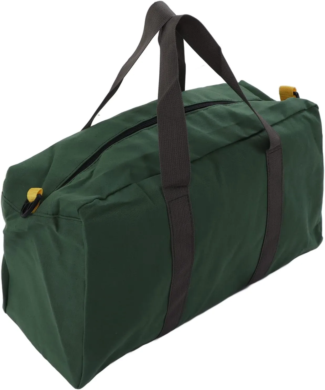 Large Tool Bag Canvas 19.69 Inch Waterproof Portable Zipper Tools Pouch Heavy Duty Multipurpose Utility Tote Bags for Electrician Carpenters Technicians