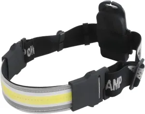 LED Head Torch, Super Bright Headlamp Strip, 500 Lumen, 3 Lighting Modes, Low Profile, 210° Illumination Wide-Beam LED, Great for Running, Cycling, Hiking, Camping, AAA Battery Powered