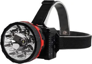 LED Head Torch,Headlamp Rechargeable Flashlight for Mining,Camping, Hiking, Fishing