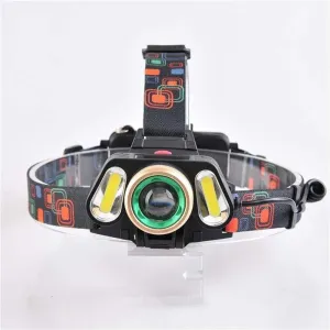 LED Head Torch,LED Headlamp Zoomable Headlight Battery Head Torch Green Fishing Camping Red Flashlight