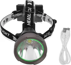 LED Headlamp, High Bright LED Headlamp USB Rechargeable High Power Head Flashlight Waterproof Motion Sensor Head Lamp for Camping Hiking and Fishing