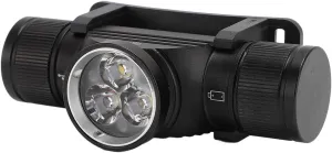 LED Headlamp, Rechargeable Headlamp Strong Light Flashlight Head Mounted Outdoor Work Light Angle Adjustable Mining Lamp for Outdoor Use, Flashlight