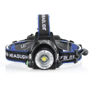 Led Headlamp Rechargeable Headlights Head Lamps Cree XM-L T6 led 2000LM 18650 Battery AC Charger Car Charger Desktop Charger