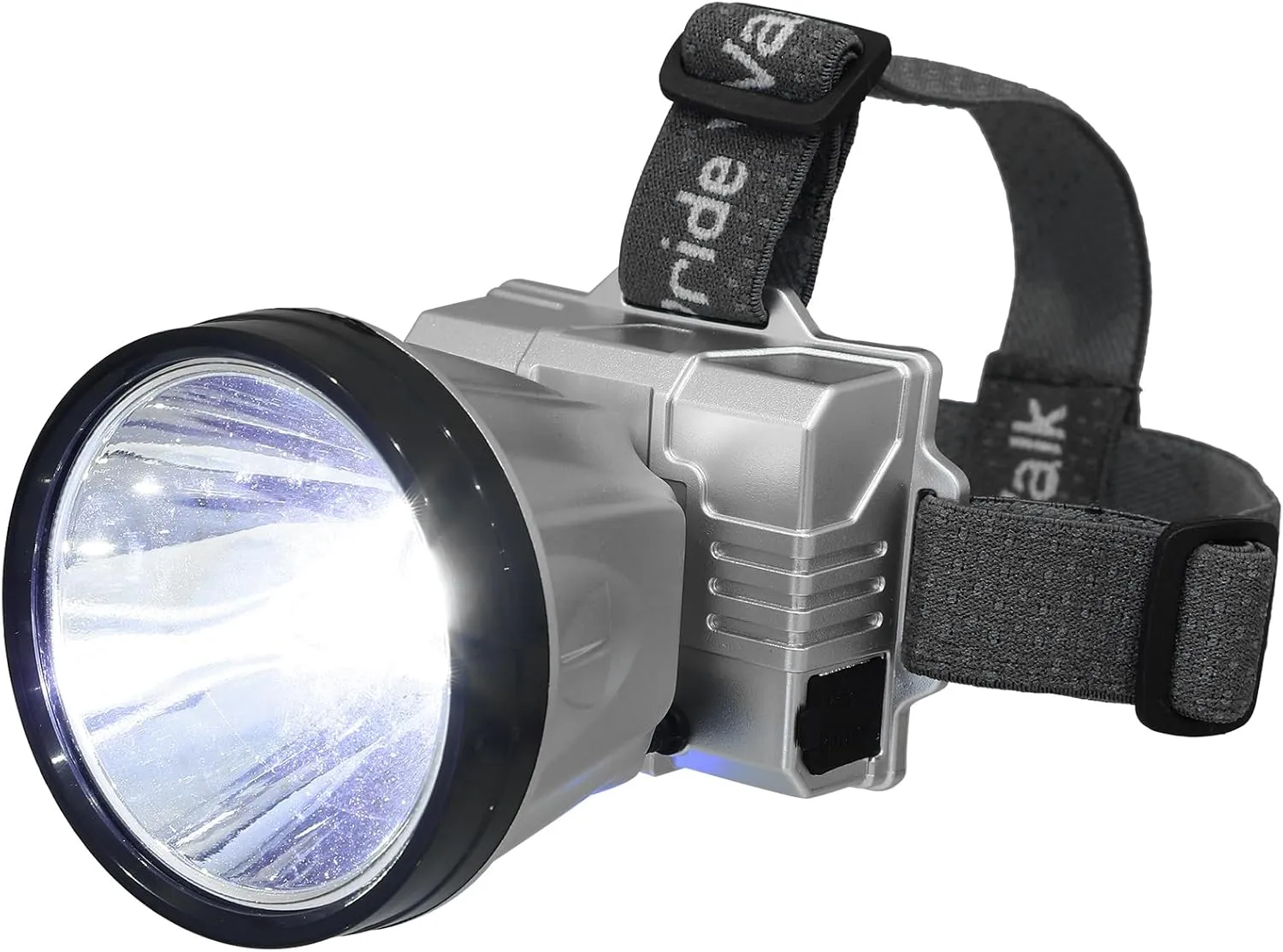 LED Headlamp Rechargeable with Adjustable Headband,Intelligent Sensing Technology Brightness Levels Digital Display for Night Work and Outdoor Camping Running and Hard Hat Use