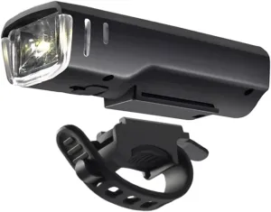 LED Headlight for Bike Portable Bike Lamp with Light Sensor Lithium Battery Modes USB Charging Easy to Install for Mountain Biking Black