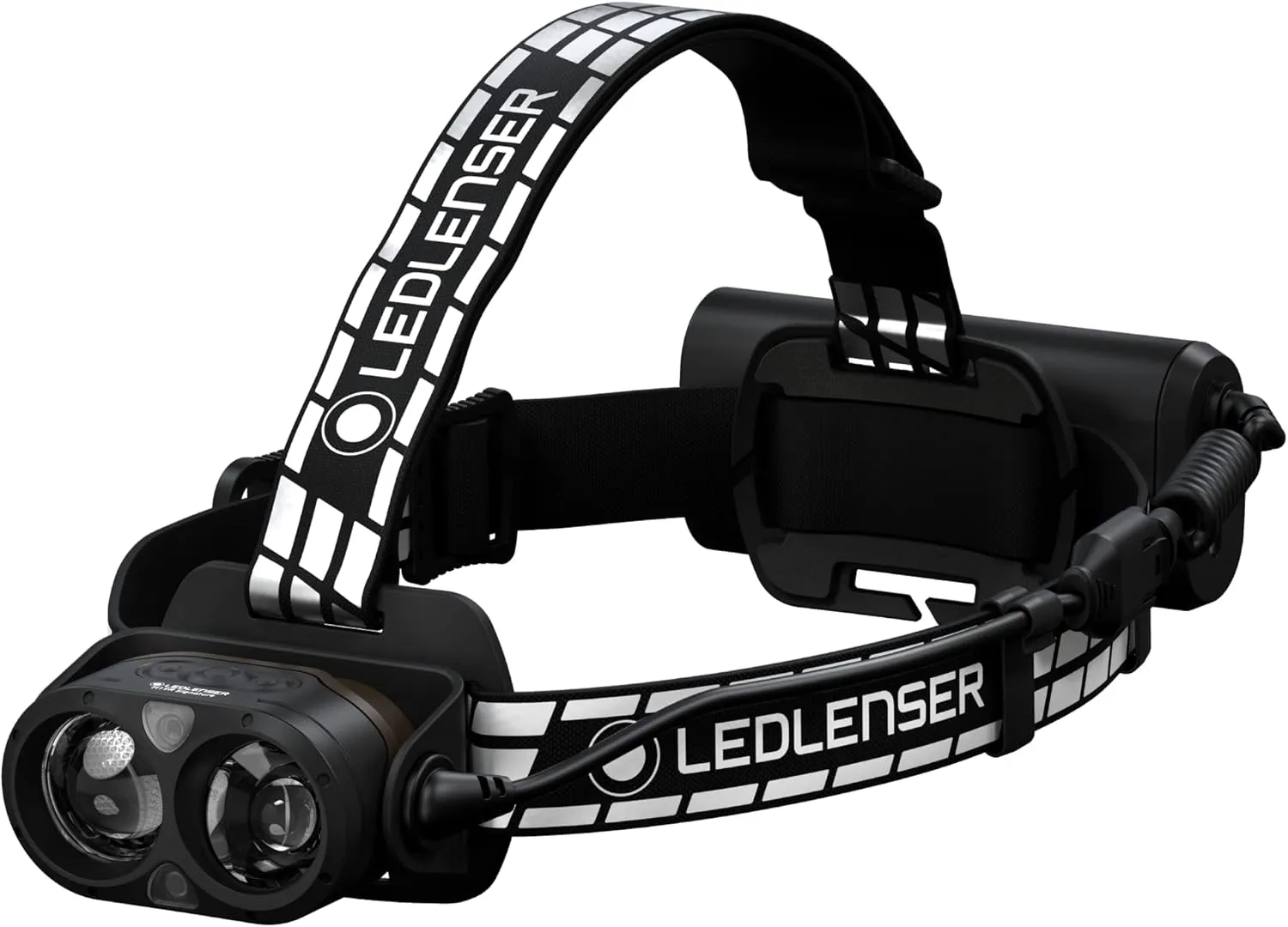 Ledlenser, H19R Signature Rechargeable Headlamp High Power LED, 4000 Lumens, Waterproof, Dustproof, Bluetooth Connectivity, Fusion Beam, Red Light, Magnetic Charge, Hands-Free Light Outdoors