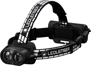 Ledlenser, H19R Signature Rechargeable Headlamp High Power LED, 4000 Lumens, Waterproof, Dustproof, Bluetooth Connectivity, Fusion Beam, Red Light, Magnetic Charge, Hands-Free Light Outdoors