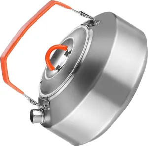 LIFKOME Outdoor Camping Kettle Portable Stainless Steel Multi-function Water Pot for Tea Food-grade Lightweight Compact Design for Hiking Backpacking and Picnics