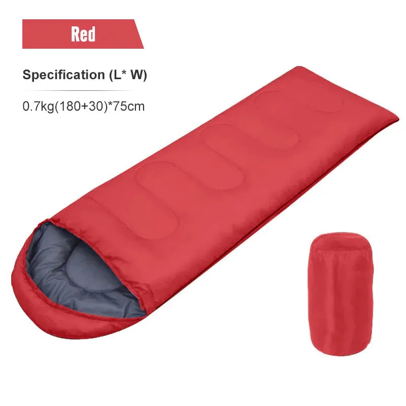 Lightweight 4 Season Winter Sleeping Bag - Warm Envelope Backpacking Outdoor Mummy Cotton Sleeping Bag