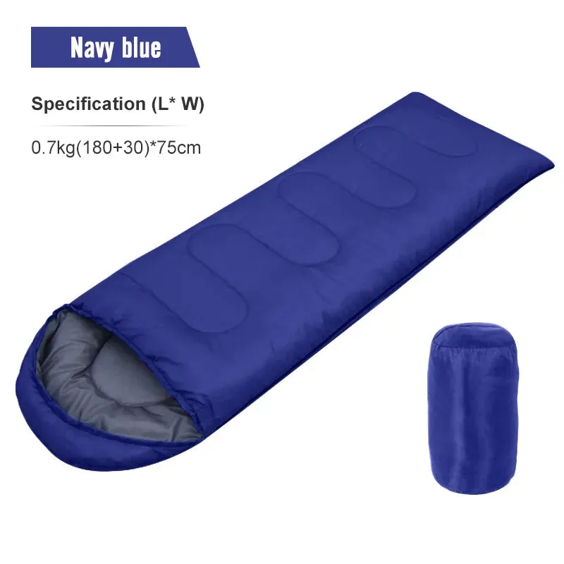 Lightweight 4 Season Winter Sleeping Bag - Warm Envelope Backpacking Outdoor Mummy Cotton Sleeping Bag