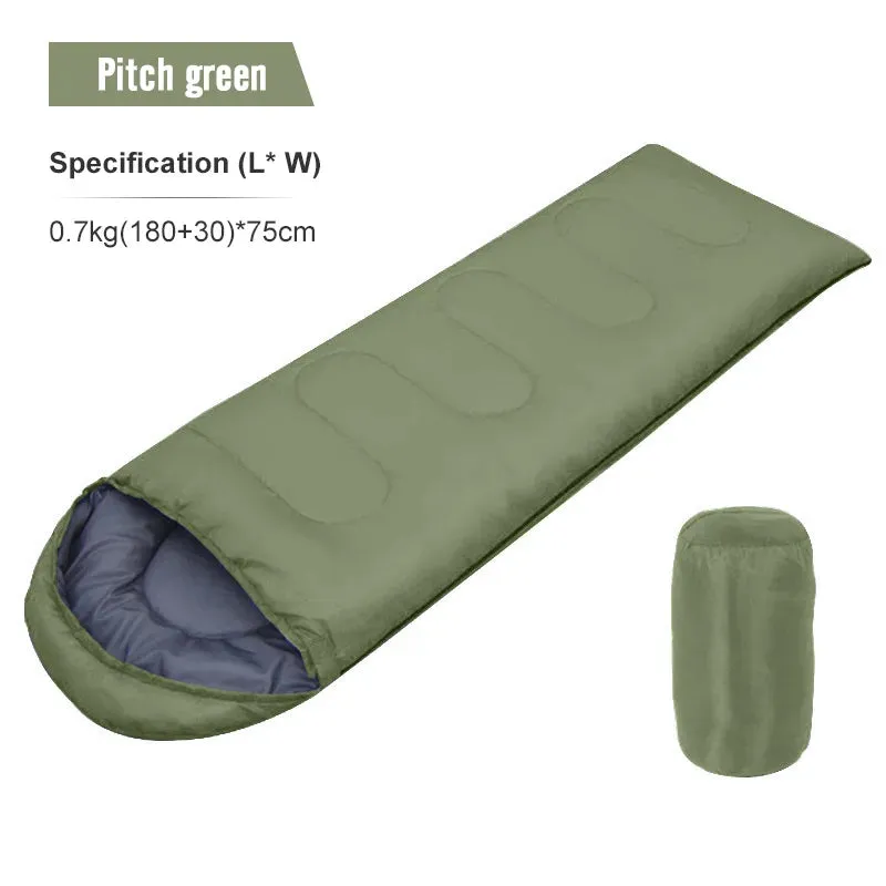 Lightweight 4 Season Winter Sleeping Bag - Warm Envelope Backpacking Outdoor Mummy Cotton Sleeping Bag
