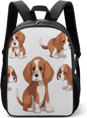 Lightweight Backpacks Cute Travel Bag Durable Beagle Dog Printing Small Travel Backpack For Women & Men