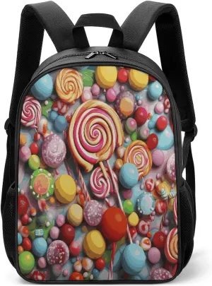 Lightweight Backpacks Cute Travel Bag Durable Candy Printing Small Travel Backpack For Women & Men