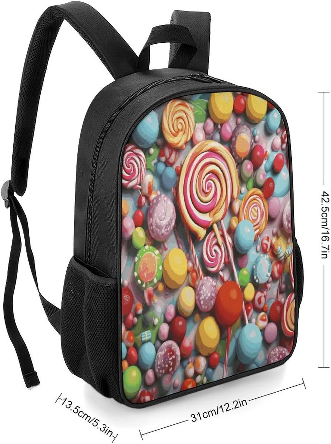 Lightweight Backpacks Cute Travel Bag Durable Candy Printing Small Travel Backpack For Women & Men