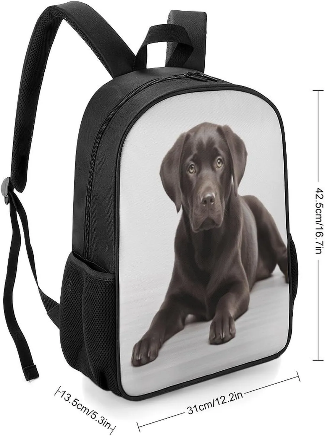 Lightweight Backpacks Cute Travel Bag Durable Dog Printing Small Travel Backpack For Women & Men