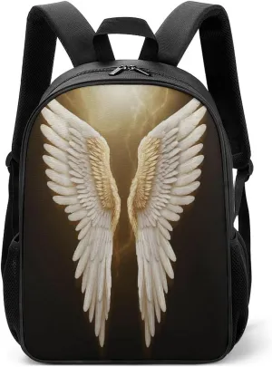 Lightweight Backpacks Cute Travel Bag Durable Fairy Wing Printing Small Travel Backpack For Women & Men