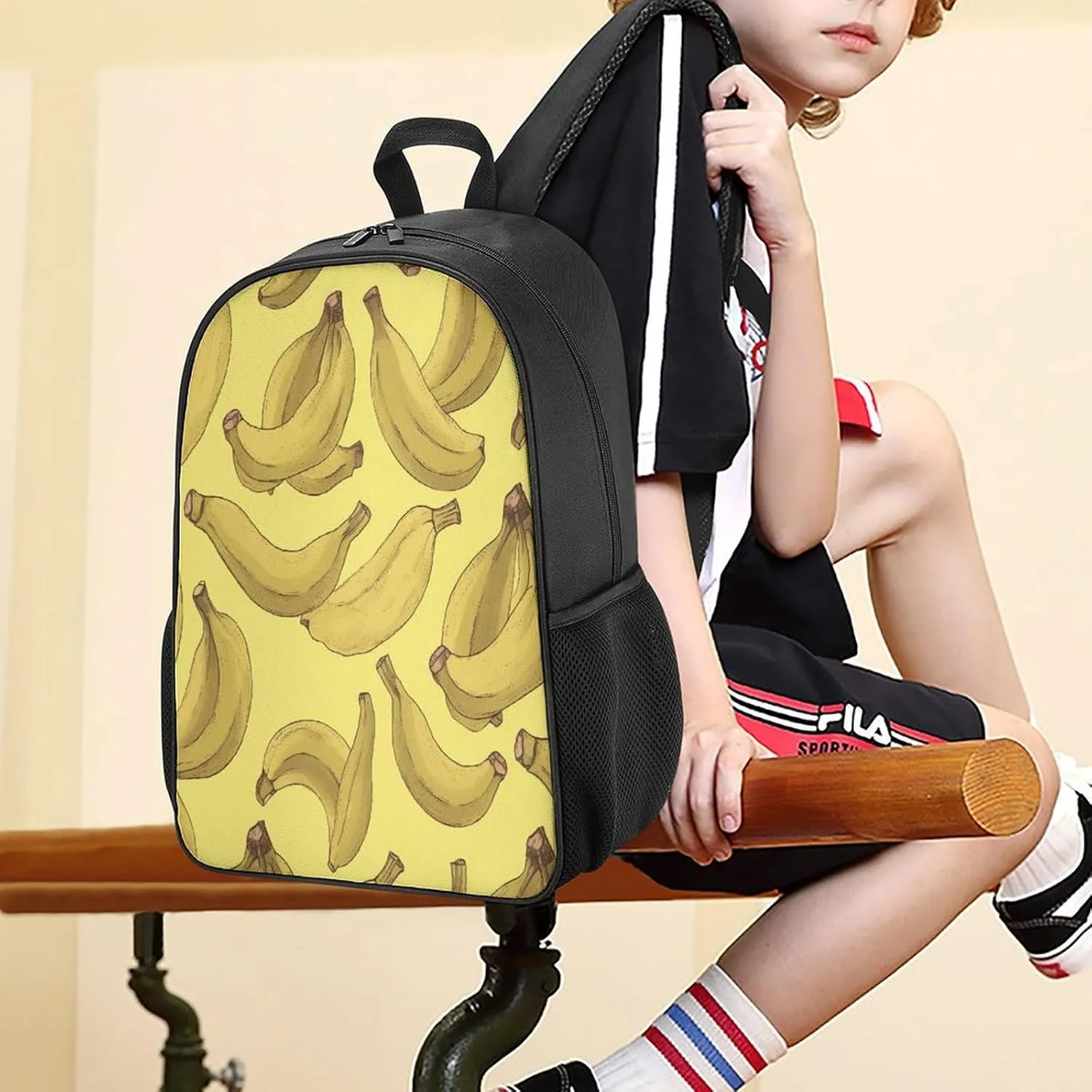 Lightweight Backpacks Cute Travel Bag Durable Fruit Pattern Printing Small Travel Backpack For Women & Men