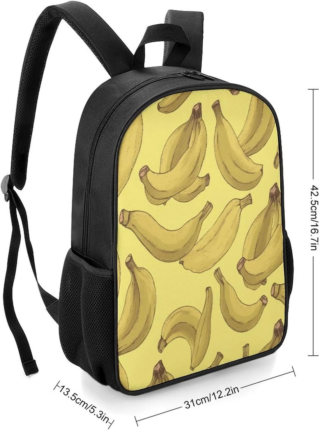 Lightweight Backpacks Cute Travel Bag Durable Fruit Pattern Printing Small Travel Backpack For Women & Men