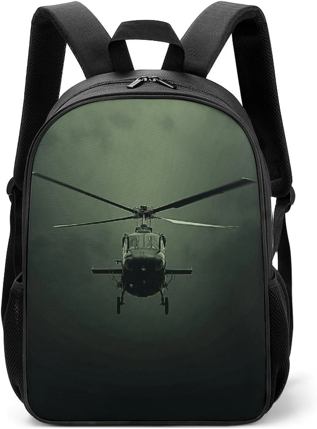 Lightweight Backpacks Cute Travel Bag Durable Helicopter Printing Small Travel Backpack For Women & Men