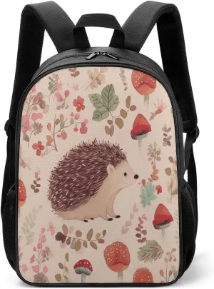 Lightweight Backpacks Cute Travel Bag Durable Lovely Hedgehog Printing Small Travel Backpack For Women & Men