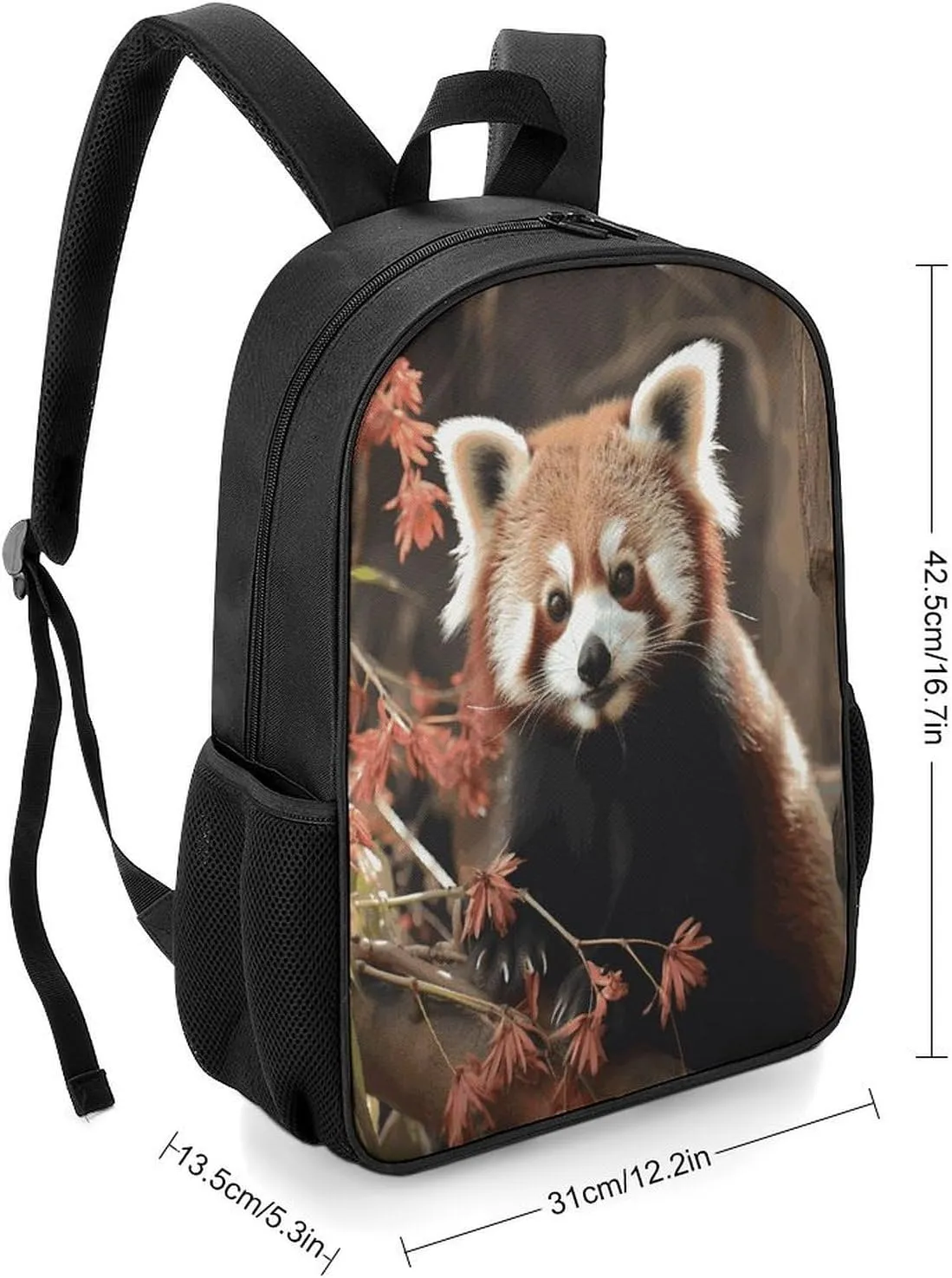 Lightweight Backpacks Cute Travel Bag Durable Red Pandas Printing Small Travel Backpack For Women & Men