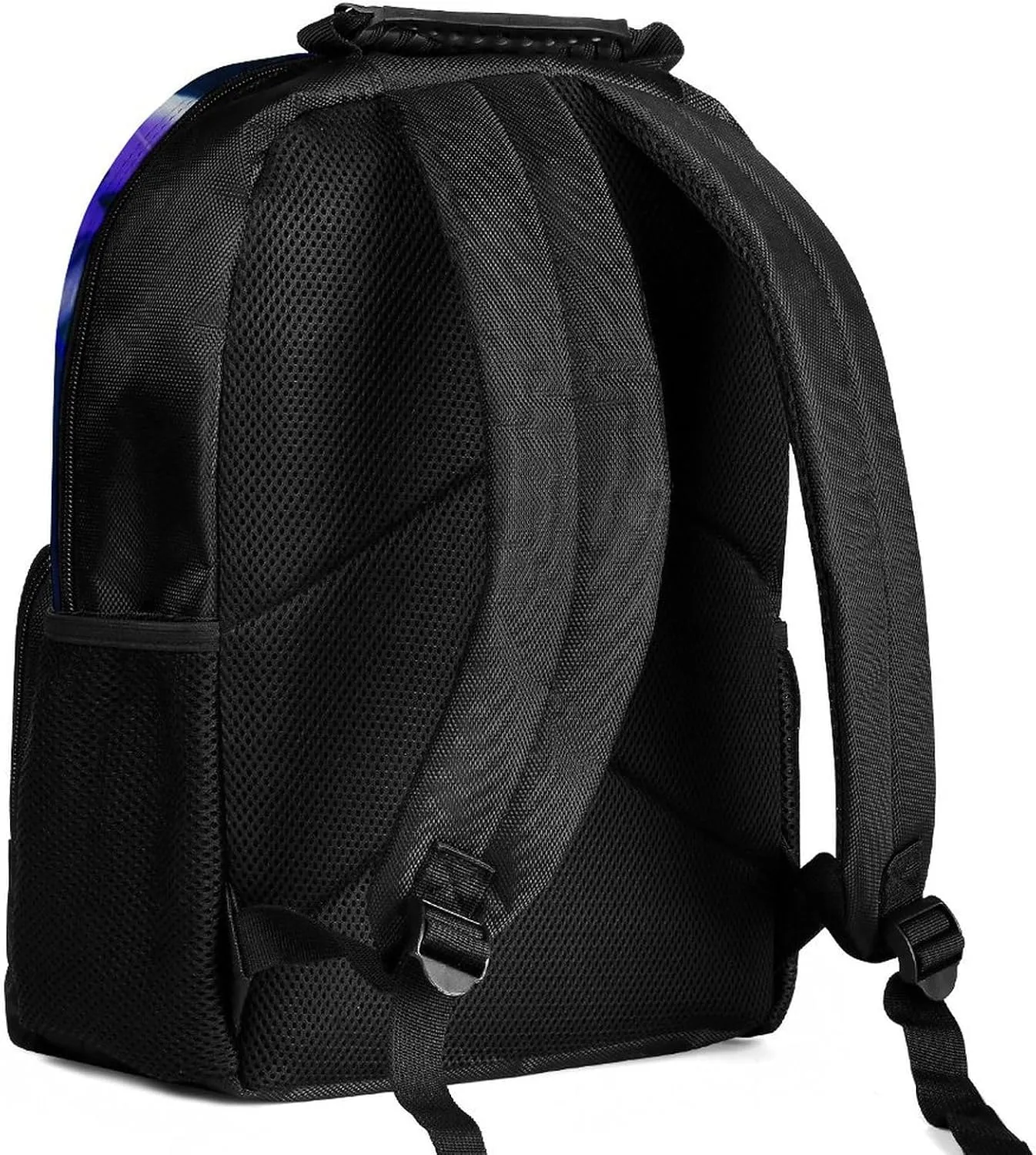 Lightweight Daypack Bookbag for Trekking Business Walking Cycling - Big Capacity Anti-Theft Multipurpose Carry On Bag, Cool Tiger Head Fire Surreal Style Art Business Computer Bag