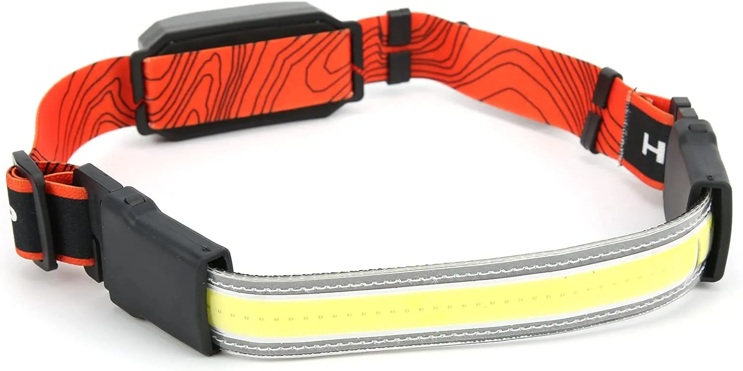 Lightweight Headlamp Brightness Headband Light Bright USB Headlamp Outdoor Head Torch Strong Power Strap Light Rechargeable Headlamp for Fishing Camping