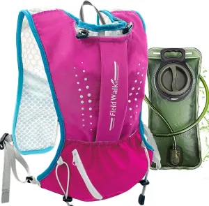 Lightweight Hydration Vest With 1.5L Water Bladder - Breathable Backpack for Running, Cycling, Hiking, Marathon - Men Women (0001 Purple)
