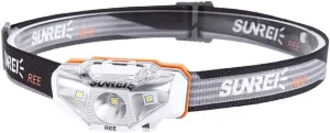 Lightweight Outdoor Headlight LED Camping Mountaineering Hiking Night Running Headlight Waterproof Head-Mounted Flashlight(White)