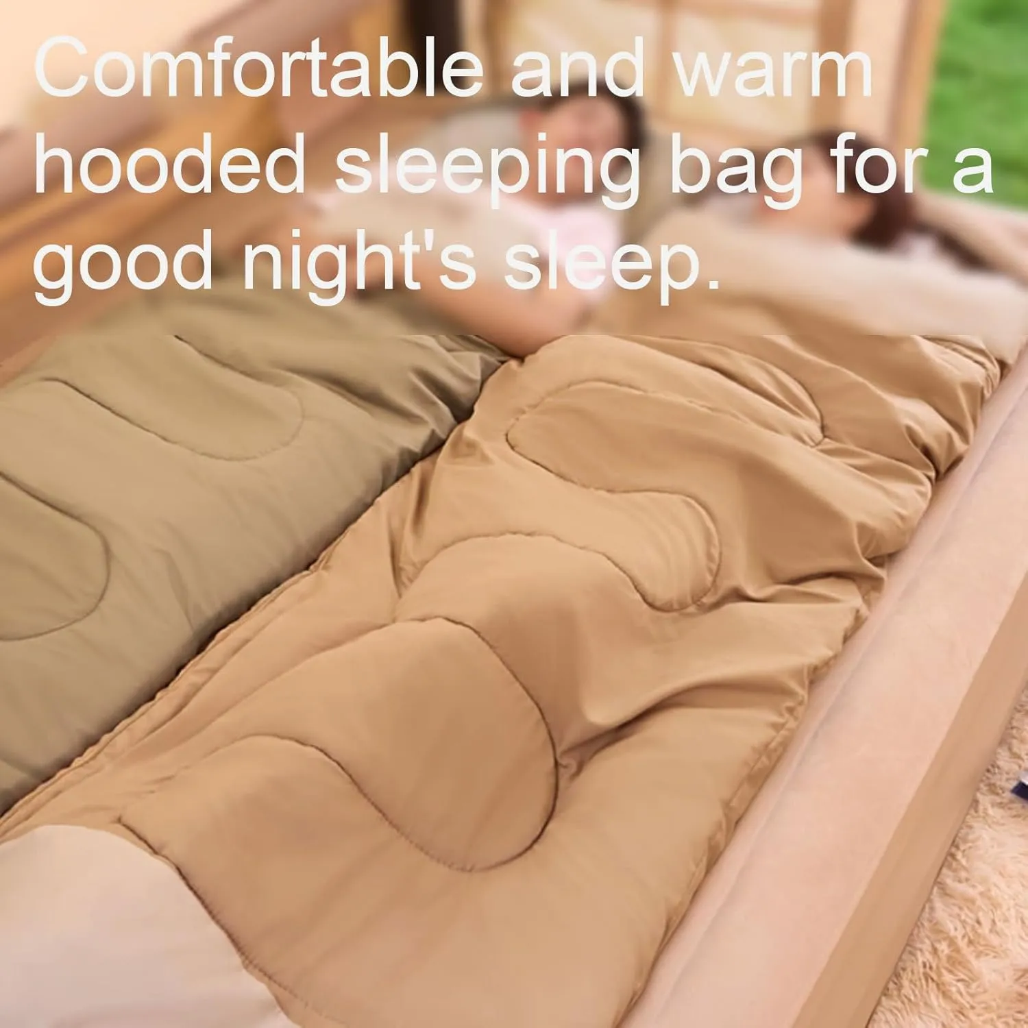 Lightweight Polyester Sleeping Bag Multifunctional Sleeping Bag Sleeping Bag with Storage Bag Indoor and Outdoor Sleeping Bag Warm
