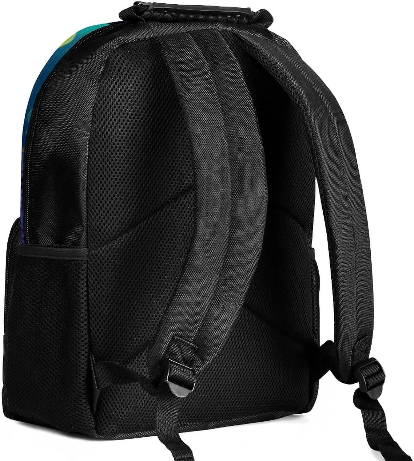 Lightweight Rucksacks for Camping Picnic Walking Cycling - Large Capacity Multipurpose Anti-Theft Carry On Bag, Beautiful Underwater World Fish Jellyfish Art Travel Hiking & Camping Rucksack
