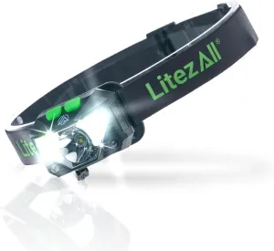 LitezAll 26079 SWYPE Rechargeable Motion Activated LED Headlamp Multifunction