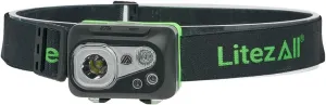 LitezAll Nearly Invincible Rechargeable Headlamp – Headlamp Flashlight with 8 Modes, Head Lamps LED Rechargeable, Headlamp USB C, Long Battery Life, Waterproof