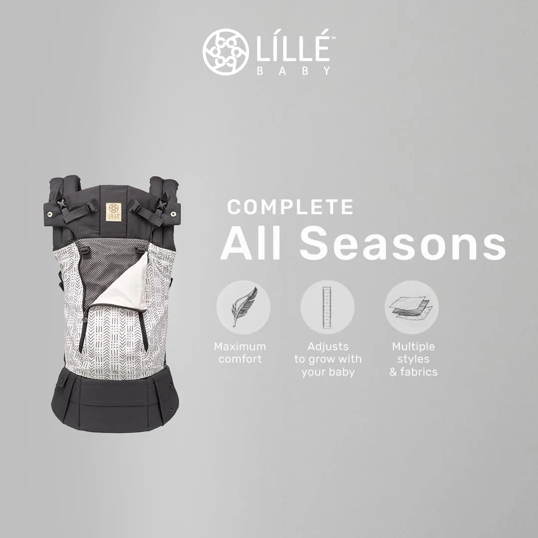 LÍLLÉbaby Complete All Seasons Ergonomic 6-in-1 Baby Carrier Infant to Toddler with Lumbar Support (7-45 Pounds), 360 Degree Baby Wearing & Multi-Position, Inward & Outward Facing (Etch)
