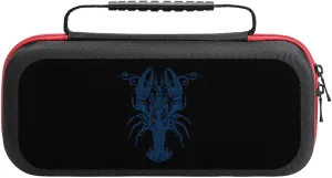 Lobster Portable Protective Shell Compatible with Switch Case Hard Travel Tote Bag with 20 Game Cartridges